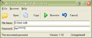 Access Password Recovery screenshot